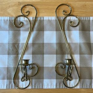 Vintage Brass Wall Sconces